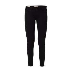 Jeansy o kroju super skinny fit z farbowanego denimu