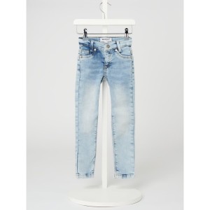 Jeansy o kroju super slim fit z dodatkiem streczu