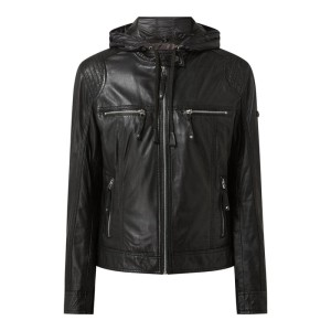 Kurtka skórzana w stylu Biker