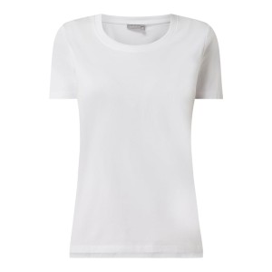 T-shirt z dodatkiem streczu model ‘Zashoulder’