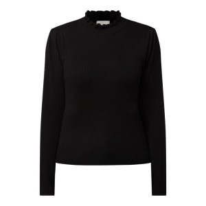 Sweter z falbanami model ‘Tilia’