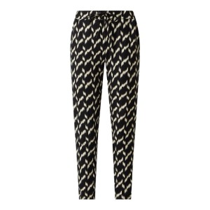 Spodnie palazzo ze wzorem na całej powierzchni