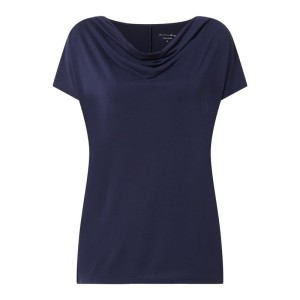 T-shirt z lejącym dekoltem