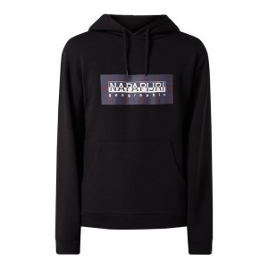Bluza z kapturem z nadrukiem z logo model ‘Box Check’