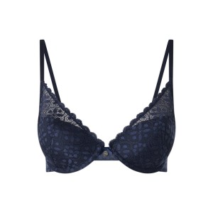 Biustonosz push up z koronki