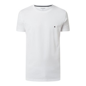 T-shirt z dodatkiem streczu model ‘Chris’