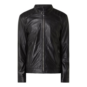 Kurtka skórzana w stylu Biker model ‘Garth’