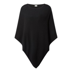 Ponczo z mieszanki wiskozy i bawełny