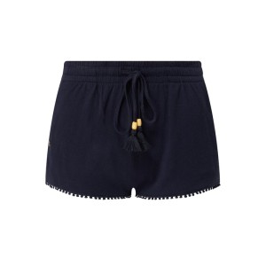 Szorty z obszyciem w kontrastowym kolorze model ‘Aniko’