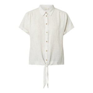 Bluzka z mieszanki wiskozy i lnu model ‘Mella’