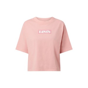 T-shirt o pudełkowym kroju z bawełny