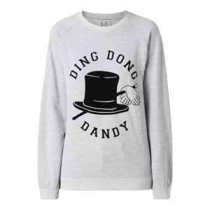 Bluza z nadrukiem flokowym