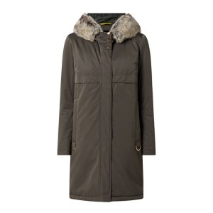 Parka ze sztucznym futrem