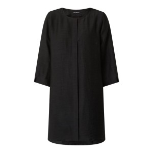 Długi żakiet z dodatkiem lnu