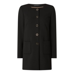 Długi żakiet z dodatkiem wiskozy