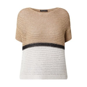 Sweter o wielokolorowym designie