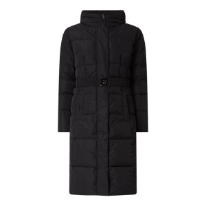 Kurtka puchowa z wyjmowanym kapturem model ‘Carola’ – wodoodporna