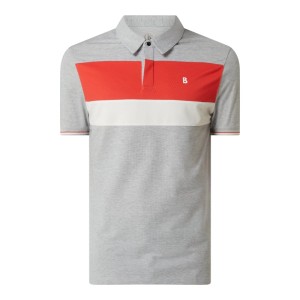 Koszulka polo z mieszanki bawełny pima model ‘Lagos’