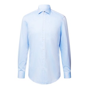 Koszula biznesowa o kroju slim fit z diagonalu