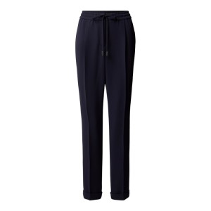 Spodnie z zakładkami w pasie i elastycznym pasem model ‘Tariyana’