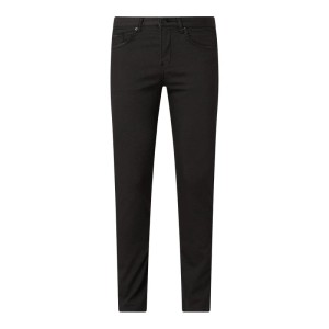 Spodnie o kroju slim fit z dodatkiem streczu model ‘Delaware’