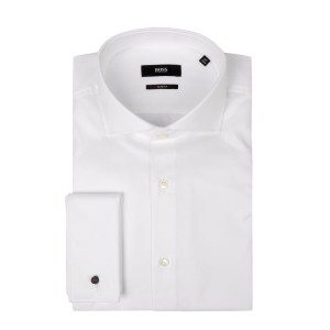 Koszula biznesowa o kroju slim fit z bawełny