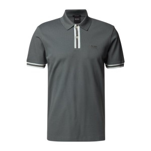 Koszulka polo z fakturowanym wzorem