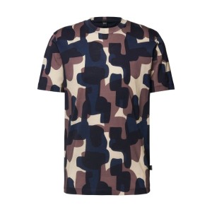 T-shirt z bawełny z wzorem na całej powierzchni