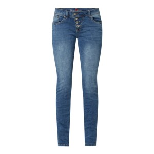 Jeansy o kroju slim fit z dodatkiem streczu model ‘Malibu’