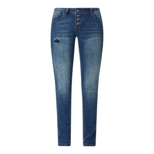 Jeansy o kroju slim fit z dodatkiem streczu model ‘Malibu’