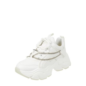 Sneakersy z imitacji skóry model ‘Binary Chain’