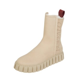 Buty skórzane z wyściółką ze sztucznego kożuszka model ‘Salome’