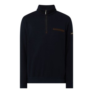 Bluza z kołnierzem z kieszenią na piersi