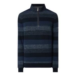 Bluza z kołnierzem z wzorem w paski