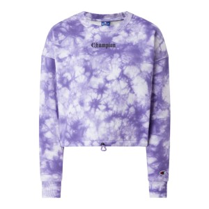 Bluza o kroju custom fit z efektem batiku