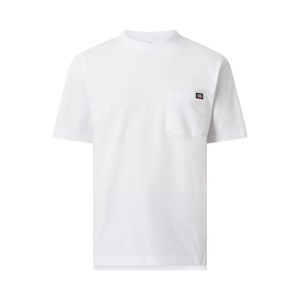 T-shirt z detalem z logo model ‘Porterdale’