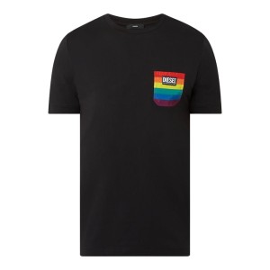 T-shirt z bawełny model ‘Diego’