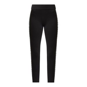 Legginsy skrócone z dodatkiem streczu