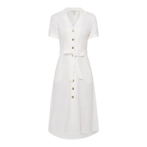 Sukienka koszulowa z mieszanki lnu i wiskozy