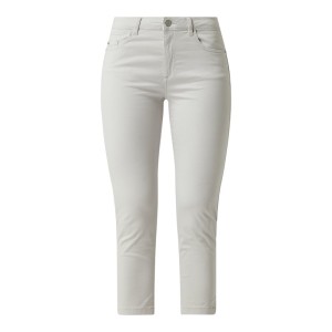 Spodnie capri ze streczem