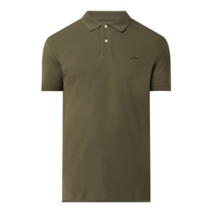 Koszulka polo o kroju slim fit z bawełny ekologicznej