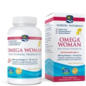 OMEGA WOMAN, 500 MG - 120 KAPSUŁEK; NORDIC NATURALS