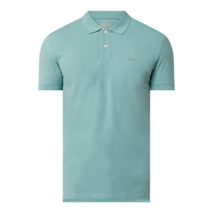 Koszulka polo o kroju slim fit z bawełny ekologicznej