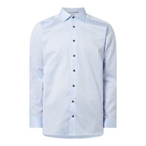 Koszula biznesowa o kroju slim fit z diagonalu