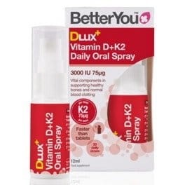 DLUX WITAMINA D3+K2(MK7) W SPRAY-U 12 ML, BETTERYOU - Suplement Diety