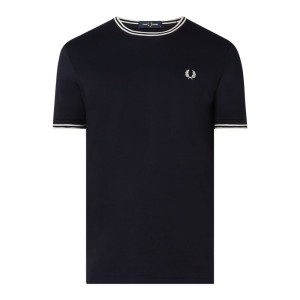 T-shirt z wyhaftowanym logo