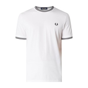 T-shirt z wyhaftowanym logo