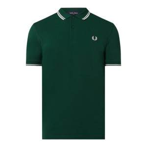 Koszulka polo z brzegami w kontrastowym kolorze