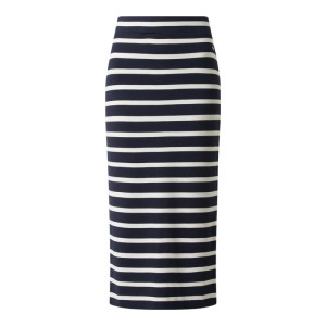 Spódnica midi ze wzorem w paski