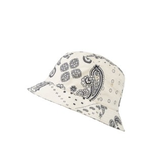 Czapka typu bucket hat ze wzorem paisley